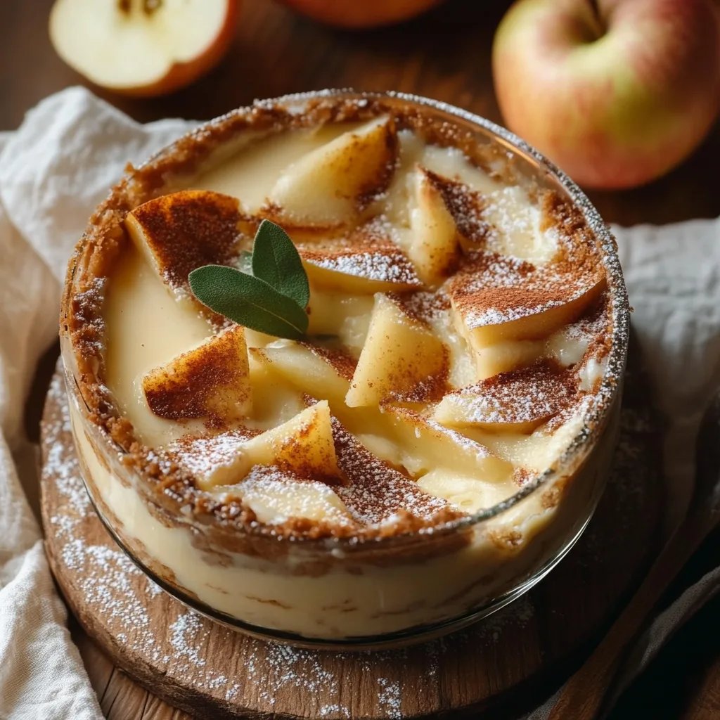 Unwiderstehlicher Apfel-Custard
