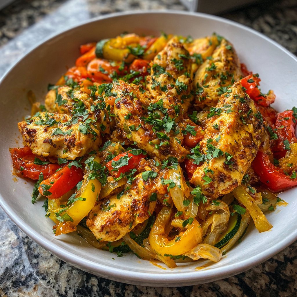 Kalorienarmes Hähnchen Mit Gemüse