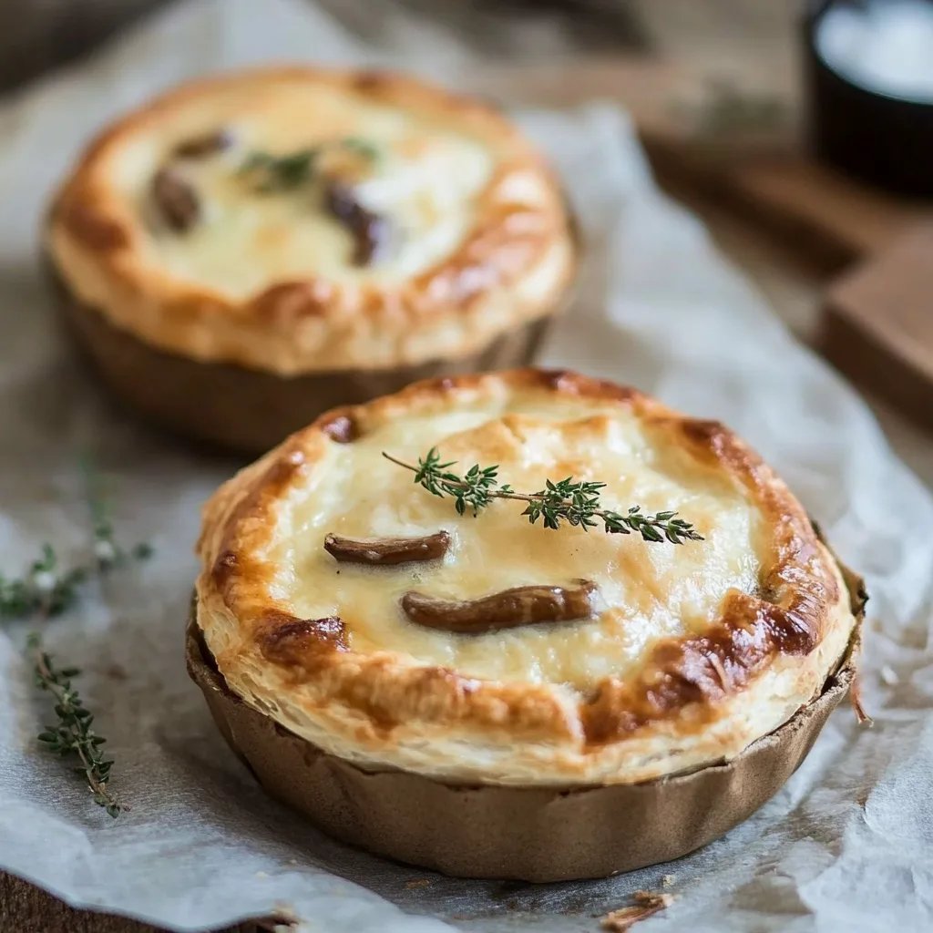 Pilz-Thymian-Mascarpone-Päckchen