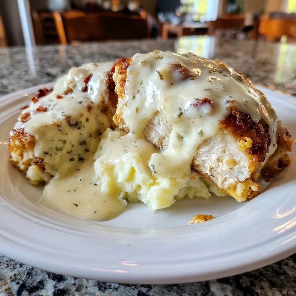 Hausmannskost Cremiges Hähnchen mit Kartoffelpüree
