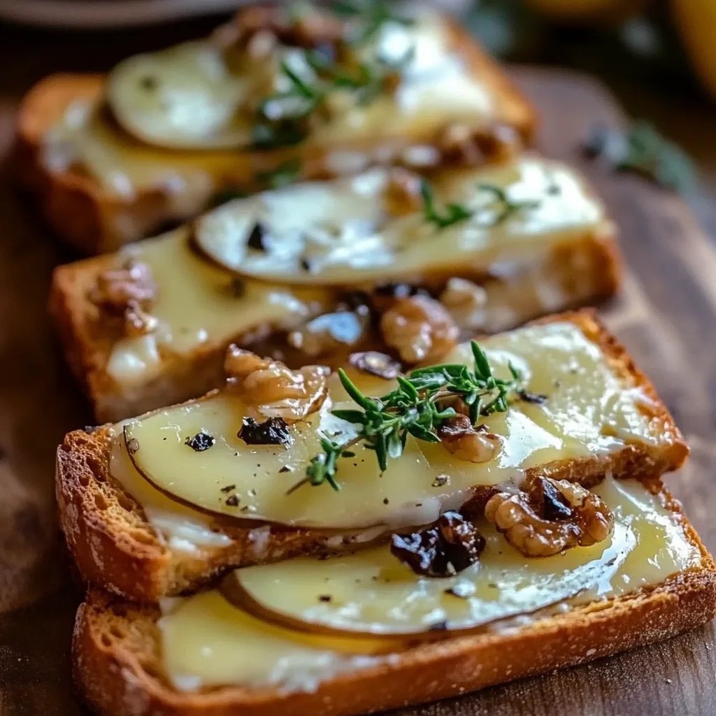 Fladenbrot mit Birne und Gorgonzola