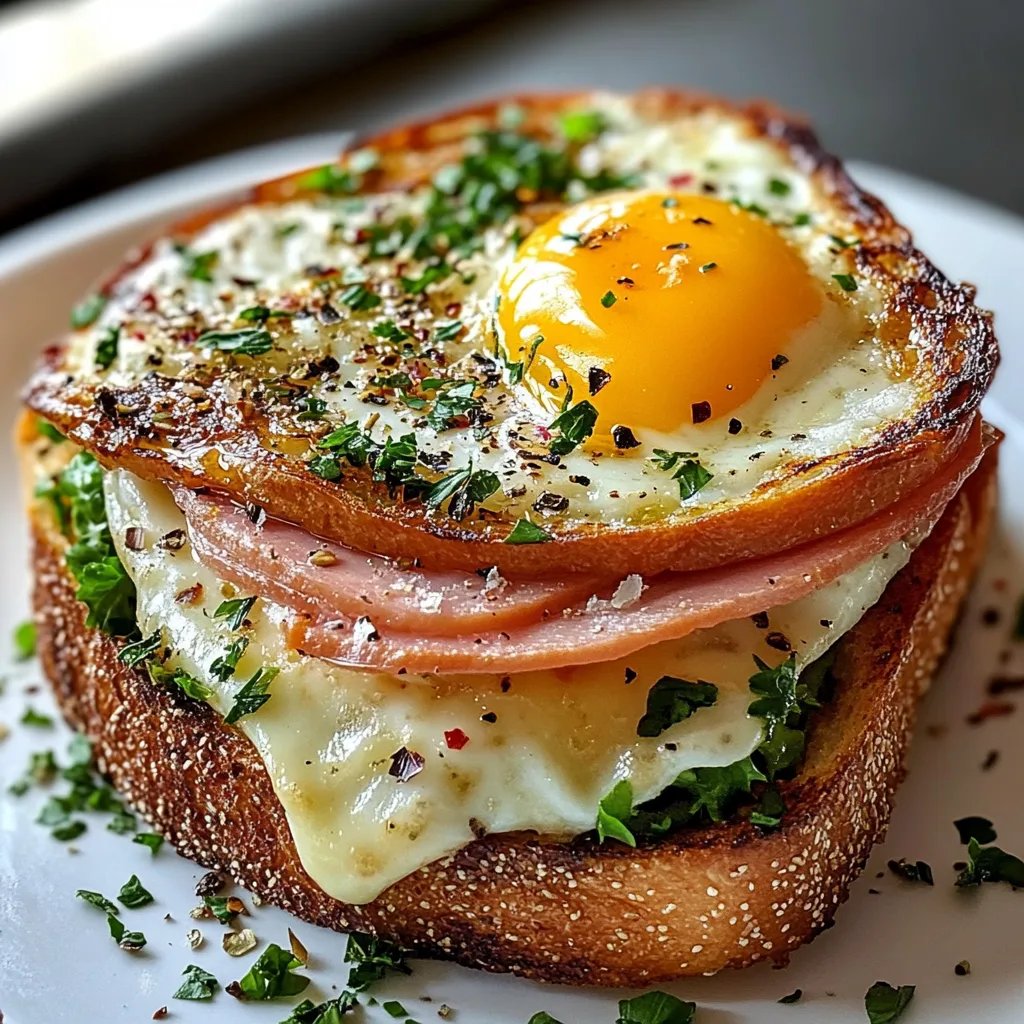 Glutenfreies Croque Madame