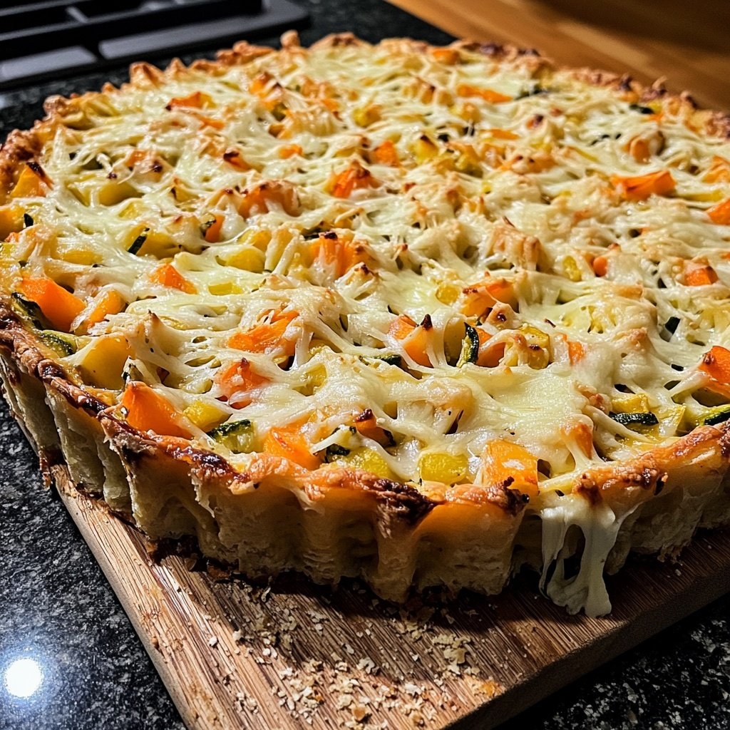 Kartoffelauflauf mit Gemüse