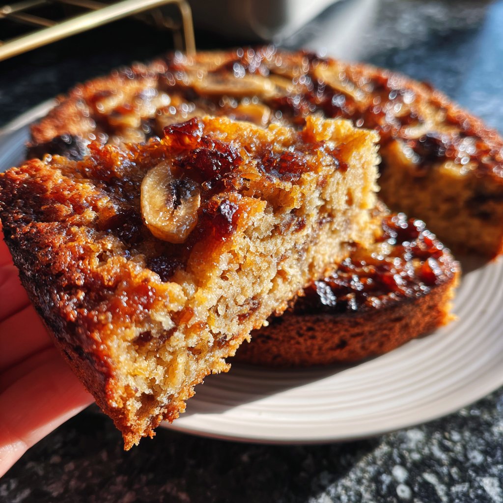 Bananenkuchen mit Datteln