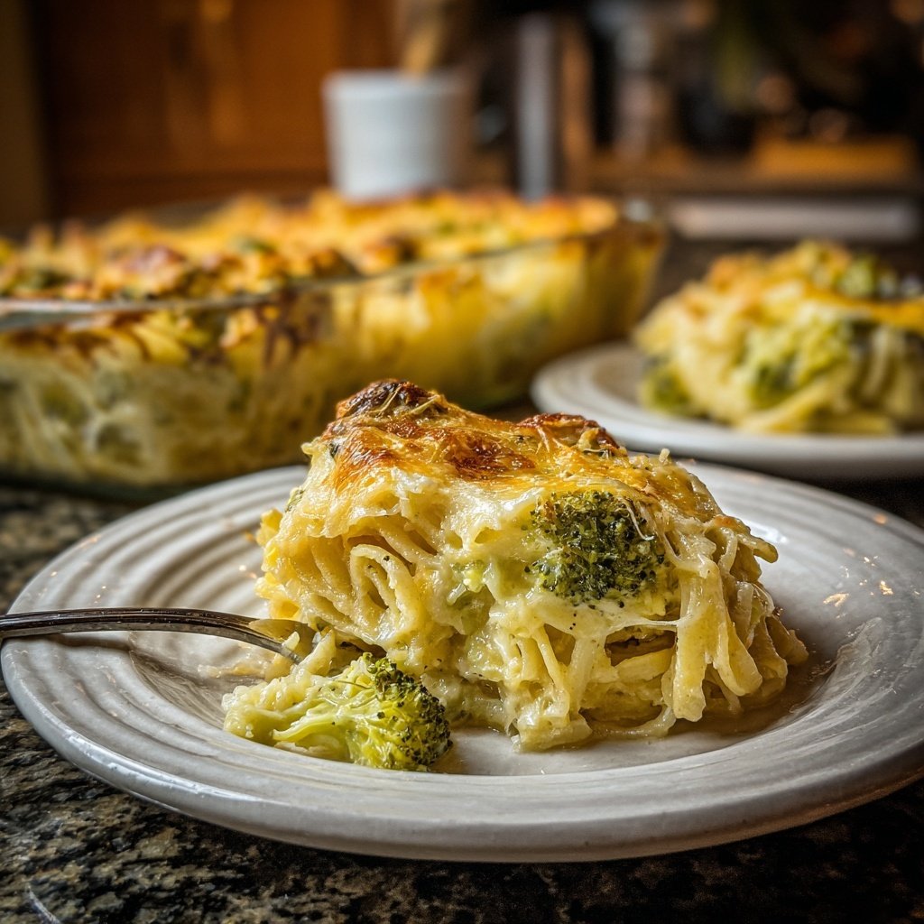 Brokkoli Nudelauflauf