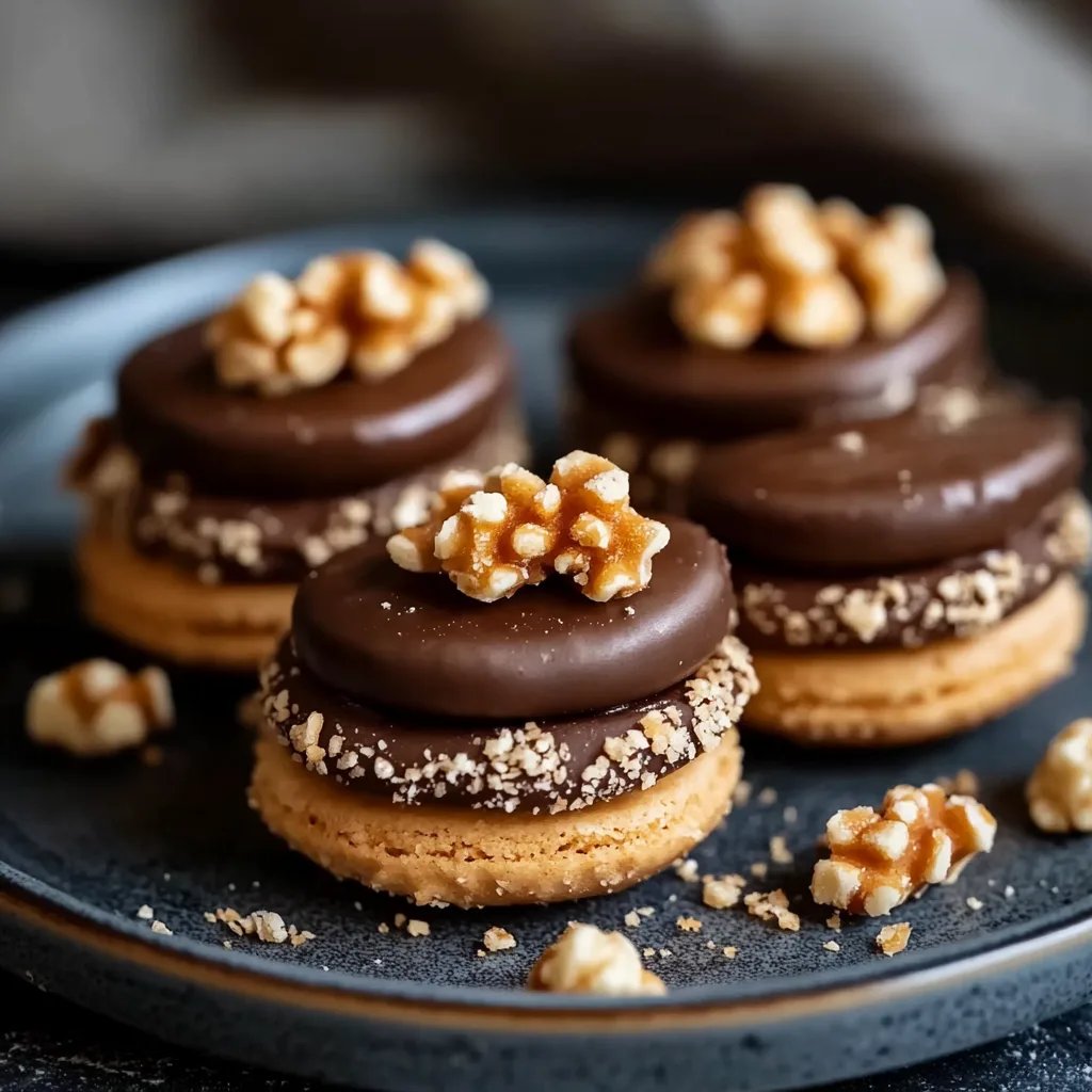 Walnuss-Marzipan-Plätzchen