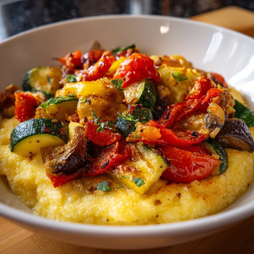 Ratatouille mit Polenta