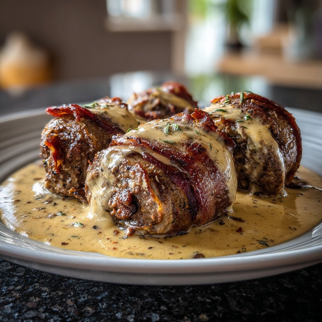 Hausmannskost Rinderrouladen mit Rahmsoße